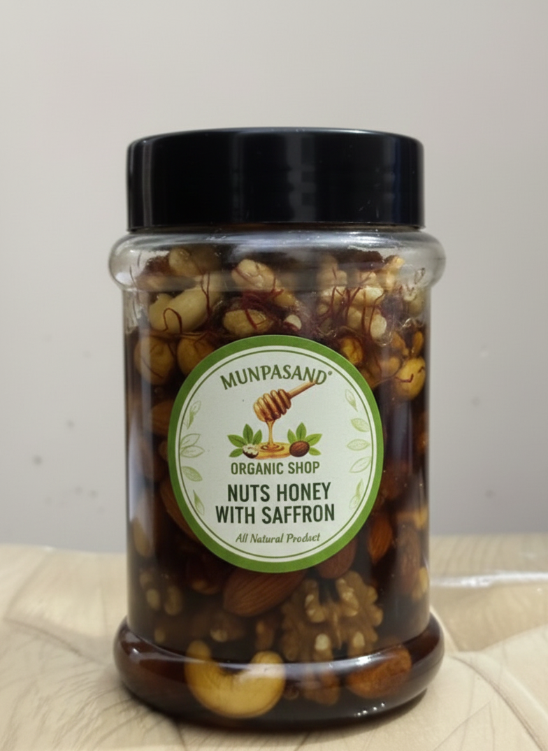 Munpasand Nuts Honey With Saffron