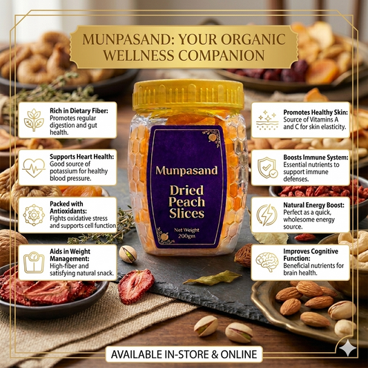 Munpasand Dried Peach Slices