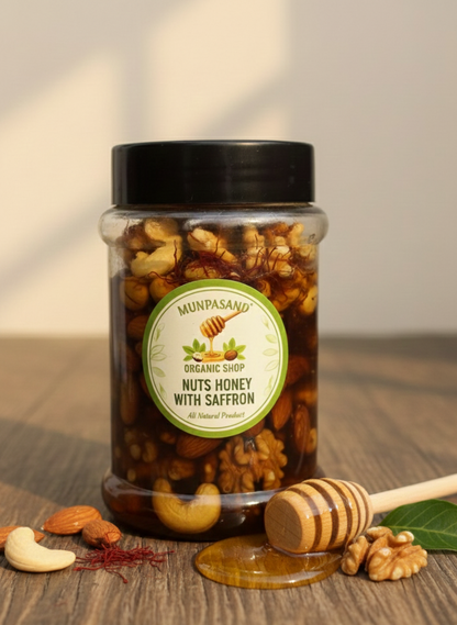 Munpasand Nuts Honey With Saffron