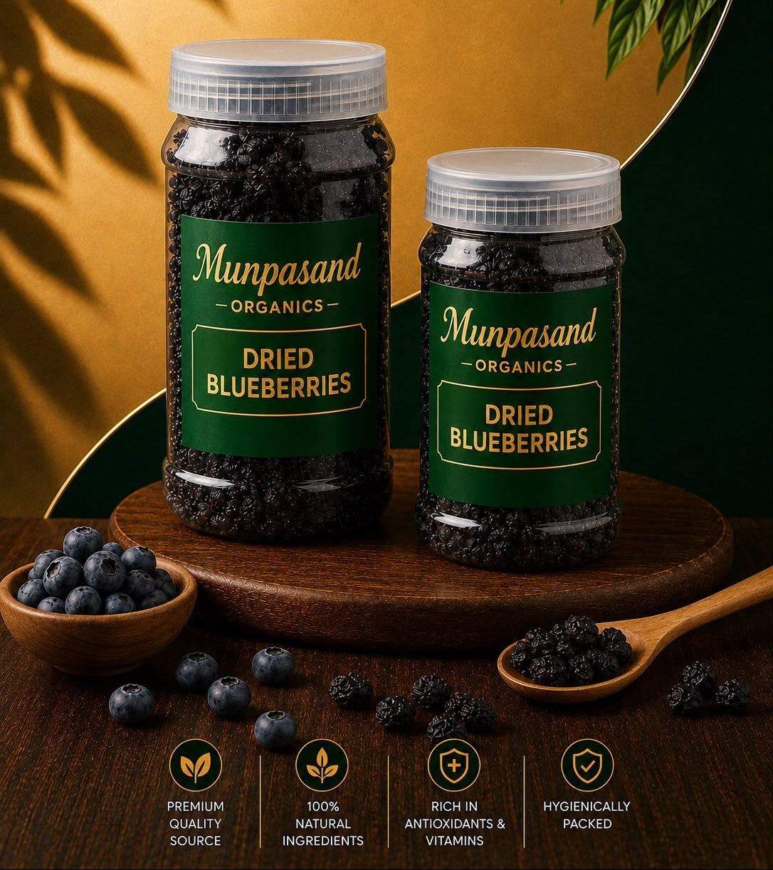 Dried Blueberries Organic