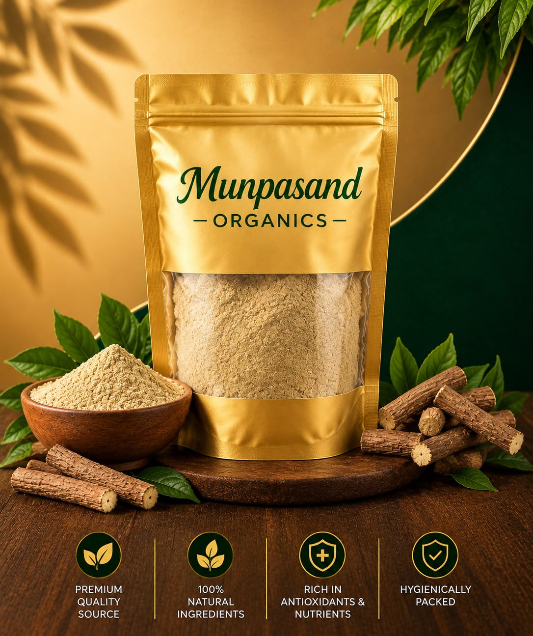 Mulethi (Licorice Root)